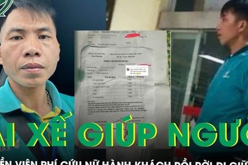 Tài xế công nghệ bỏ cuốc xe, ứng 2 triệu đồng viện phí cứu nữ hành khách rồi rời đi giữa đêm