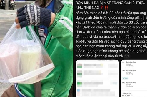 Hà Nội: Nhóm học sinh tố shipper 'tự ý tiêu hủy' 33 ly trà sữa trị giá 1,7 triệu