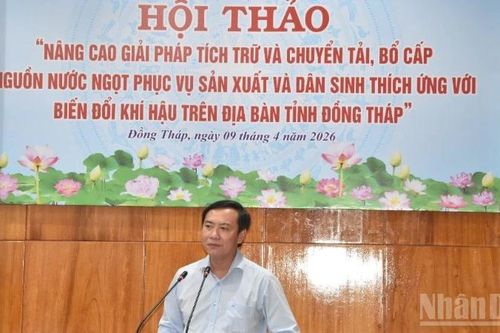 Đồng Tháp tìm giải pháp đưa nước ngọt về vùng ngọt hóa Gò Công trong mùa khô, hạn