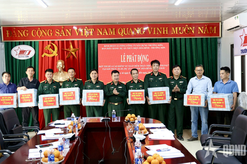 Binh đoàn 12: Khắc phục khó khăn về giá nhiên, vật liệu tăng cao, quyết tâm đưa công trình về đích vượt tiến độ