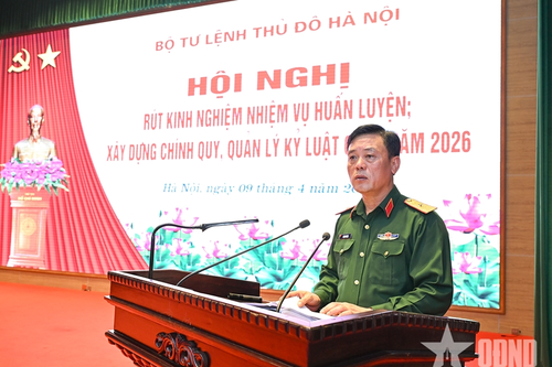 Bộ tư lệnh Thủ đô Hà Nội tập trung nâng cao chất lượng huấn luyện, quản lý kỷ luật