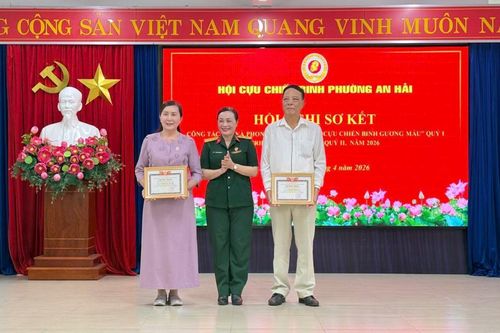 Hội Cựu chiến binh phường An Hải sơ kết công tác quý I, kết nạp 27 hội viên mới