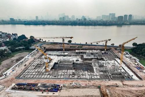 Toàn cảnh dự án Nhà hát Opera Hà Nội bên hồ Tây