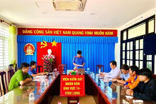 VKSND Khu vực 14 – Vĩnh Long mở phiên họp áp dụng biện pháp chuyển hướng