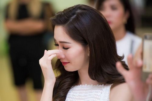Chuyện gì khiến Hoa hậu Đặng Thu Thảo khóc sưng mắt?