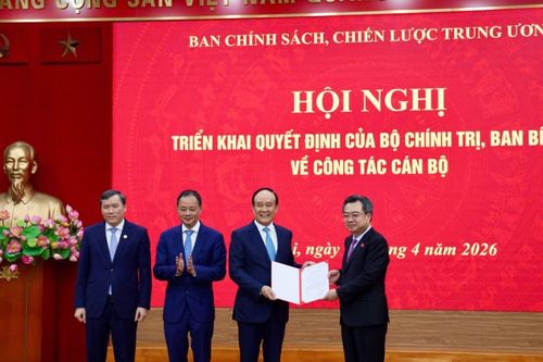 Bổ nhiệm 3 Phó Trưởng Ban Chính sách, chiến lược Trung ương