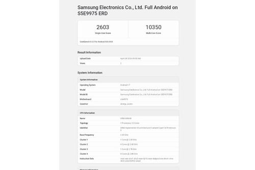 Exynos 2700 lộ diện trên Geekbench: Cấu trúc 10 nhân và hiệu năng đa luồng đột phá