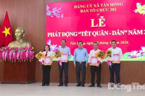 Xã Tân Hồng: Nhiều hoạt động nổi bật tại Chương trình Tết Quân - Dân năm 2027