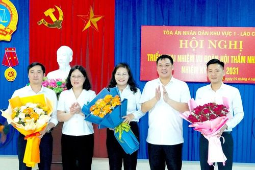Tòa án nhân dân khu vực 1 - Lào Cai triển khai nhiệm vụ Đoàn Hội thẩm nhân dân nhiệm kỳ 2026 - 2031