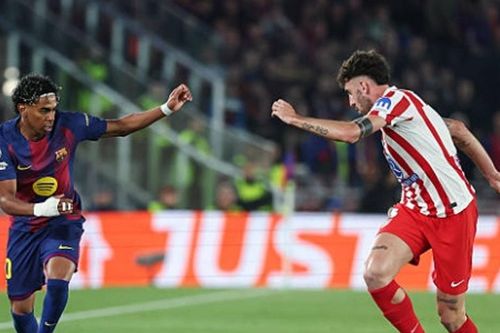 Barcelona 0-2 Atletico: Thẻ đỏ tai hại của Cubarsi và bi kịch tại Champions League