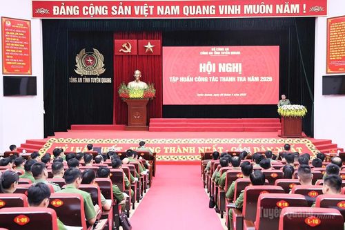Công an tỉnh nâng cao trình độ, nghiệp vụ công tác thanh tra cho 350 cán bộ chủ chốt