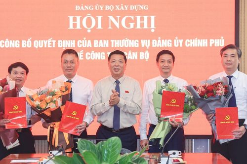 Đảng ủy Bộ Xây dựng công bố quyết định bổ sung ủy viên Ban Chấp hành