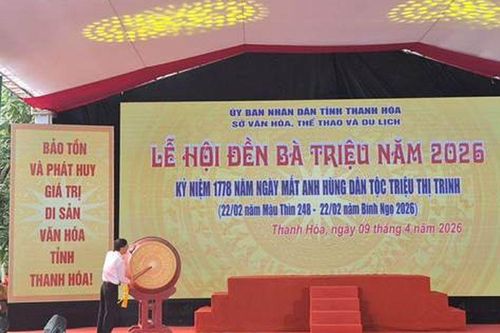 Xứ Thanh sẵn sàng cho Lễ hội Đền Bà Triệu 2026