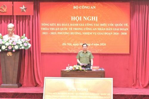 Tổng kết, rà soát, đánh giá công tác điều ước quốc tế, thỏa thuận quốc tế trong Công an nhân dân giai đoạn 2021-2025