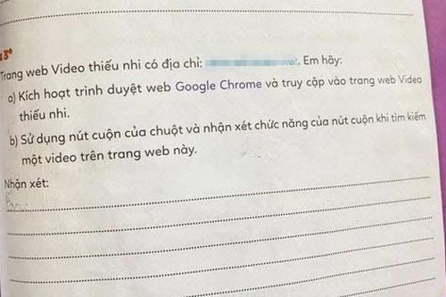 Vở bài tập Tin học lớp 3 chứa link website 'đen': Đơn vị phát hành thông báo khẩn, công an vào cuộc làm rõ