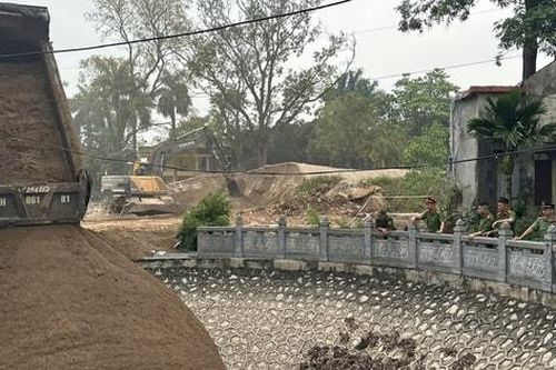 Xã Thường Tín hoàn thành bảo vệ thi công hạng mục cuối cùng dự án tỉnh lộ 427