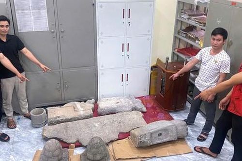 Đột nhập di tích chùa Nôm, trộm nhiều hiện vật bằng đá
