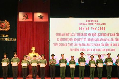 Xây dựng Đảng, xây dựng lực lượng giữ vai trò then chốt trong lực lượng Công an Thủ đô