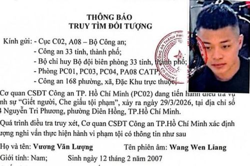 Truy tìm đối tượng liên quan đến vụ án giết người tại TP.HCM
