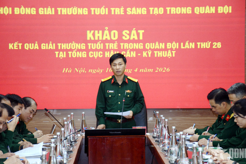 Tổng cục Hậu cần - Kỹ thuật: Nhiều công trình nghiên cứu của tuổi trẻ có tính ứng dụng cao