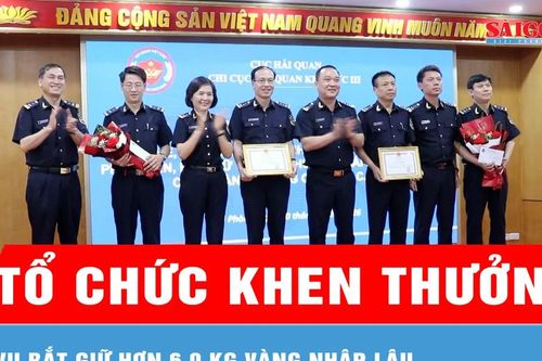 Hải Phòng khen thưởng vụ bắt giữ hơn 6,9 kg vàng nhập lậu