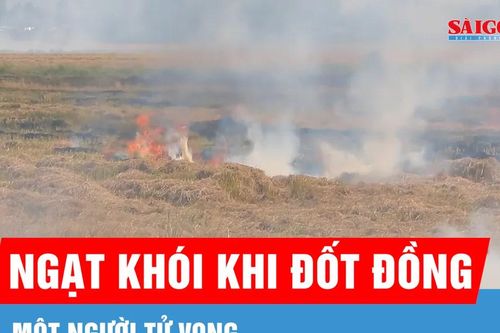 Người phụ nữ tử vong vì ngạt khói khi đốt đồng