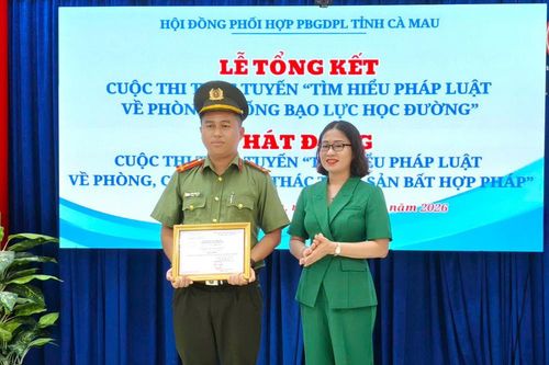 Cà Mau: Lan tỏa ý thức thượng tôn pháp luật qua các Cuộc thi trực tuyến