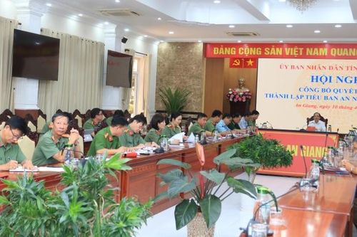 An Giang thành lập Tiểu ban An ninh mạng