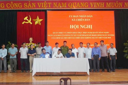 Chiên Đàn phấn đấu xây dựng xã không ma túy vào năm 2028