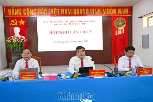 Hội nghị Ban Chấp hành Đảng bộ phường Nha Trang lần thứ 5
