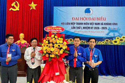 Đại hội đại biểu Hội Liên hiệp Thanh niên Việt Nam xã Khánh Vĩnh lần thứ I