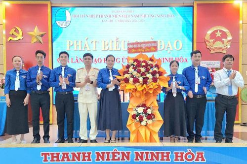 Đại hội đại biểu Hội Liên hiệp Thanh niên Việt Nam phường Ninh Hòa lần thứ I