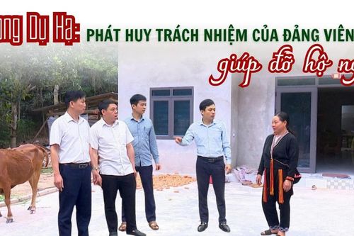 Phong Dụ Hạ: Phát huy trách nhiệm của đảng viên giúp đỡ hộ nghèo