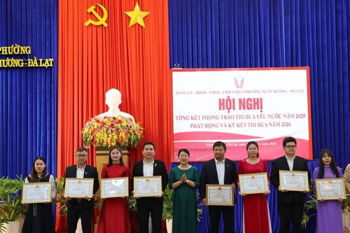 Phường Xuân Hương - Đà Lạt tổng kết phong trào thi đua yêu nước năm 2025