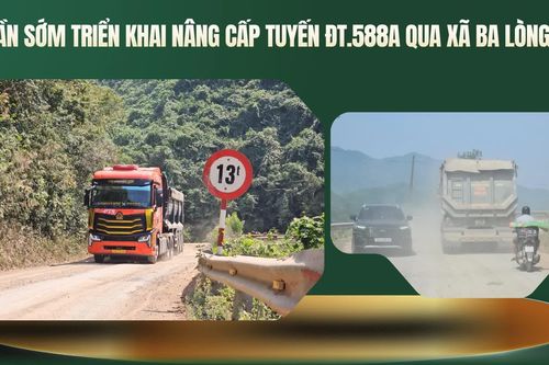 Cần sớm triển khai nâng cấp tuyến Đường tỉnh 588A qua xã Ba Lòng