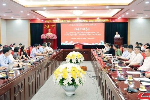 Gặp mặt các đơn vị, doanh nghiệp tham gia Ngày hội việc làm tỉnh Sơn La năm 2026