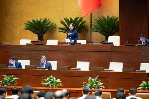 Một số hình ảnh Quốc hội thảo luận tại hội trường về 2 dự án Luật và Nghị quyết