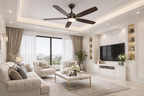 Quạt trần 3 cánh hay 5 cánh: Loại nào phù hợp không gian sống hiện đại?