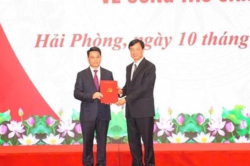 Đồng chí Lê Ngọc Châu giữ chức Bí thư Thành ủy Hải Phòng