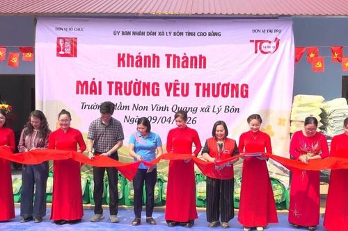 Khánh thành điểm trường Mầm non Nặm Lạn, xã Lý Bôn