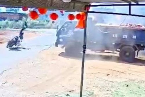 Tài xế xe tải vô ý, khiến chú rể gặp nạn trong ngày cưới
