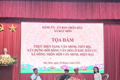 Hát Môn nhân rộng mô hình tang văn minh, tiến bộ