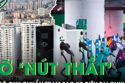 Quy chuẩn trạm sạc xe điện tại chung cư sẽ được ban hành trước ngày 30/4
