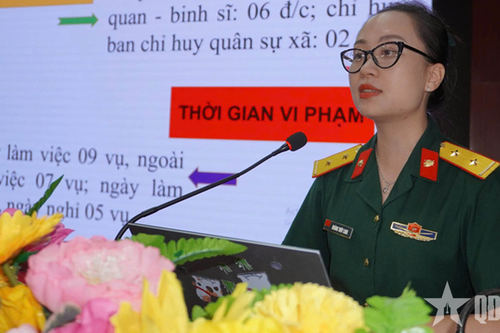 Sư đoàn 5 (Quân khu 7): Nâng cao ý thức chấp hành pháp luật cho chiến sĩ mới