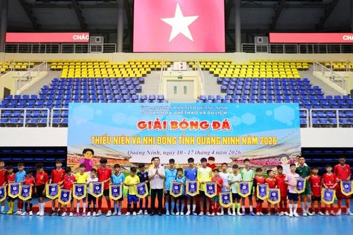 Quảng Ninh khai mạc Giải Bóng đá Thiếu niên Nhi đồng năm 2026