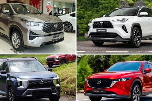 Xe Hàn vắng bóng ở top 10 ô tô xăng, dầu bán chạy nhất tháng 3