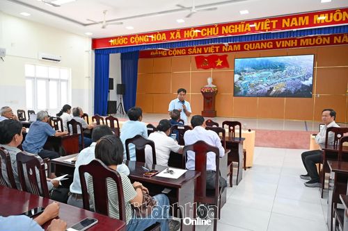 Phường Nam Nha Trang lấy ý kiến về đồ án thiết kế đô thị sông Tắc, sông Quán Trường