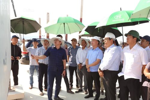 Lãnh đạo tỉnh kiểm tra tiến độ thực hiện Cảng biển tổng hợp Cà Ná