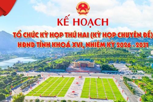 Kế hoạch Tổ chức kỳ họp thứ hai (kỳ họp chuyên đề) HĐND tỉnh khóa XVI, nhiệm kỳ 2026 - 2031