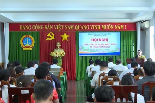Cụm thi đua số III - TAND tỉnh Lâm Đồng giữ vững chất lượng xét xử, đẩy mạnh chuyển đổi số